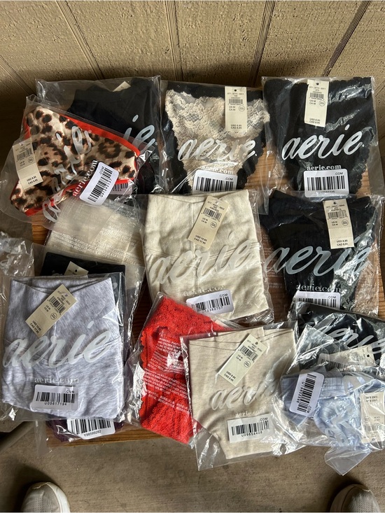 aerie Other - Lot of aerie Women’s Panties — new in bag, size medium, black, gray, multi